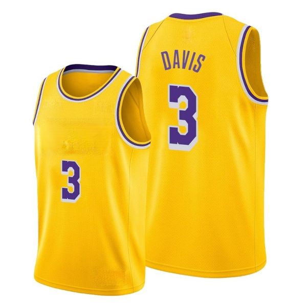 

men anthony davis basketball jersey, Black