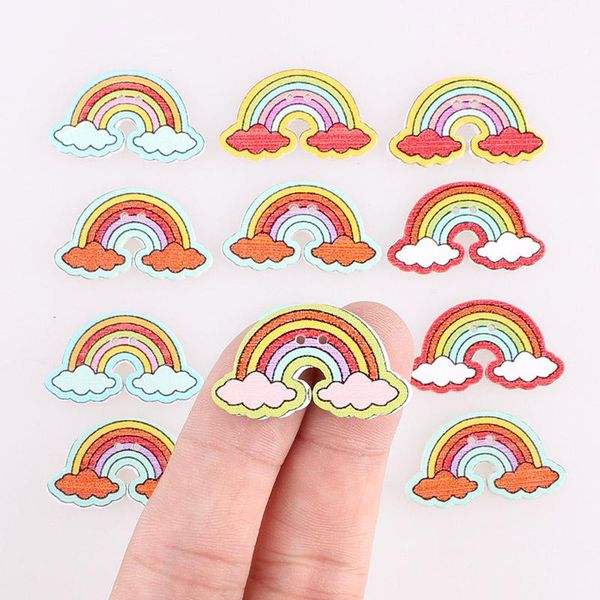 

rainbow 2 whale деревянные кнопки для скрапбукинга ремесла diy детская детская одежда швейные аксессуары кнопка украшения 100 шт. e bbyfri