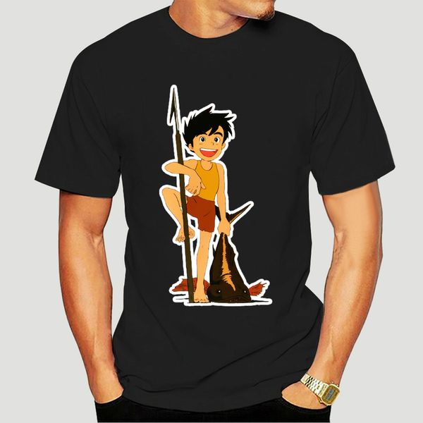 

Future boys Conan print mh T-shirt, 80-1-s-m--xl, 0818k, White;black