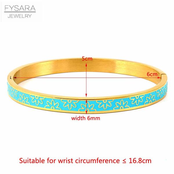 

fysara очарование милые смолы цветы браслеты браслеты для женщин черный синий эмаль браслеты вечеринка из нержавеющей стали ювелирные издели, Black