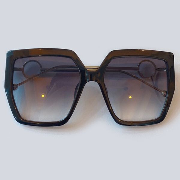 

oversight square ladies of the 2020-luxury men mark fashionable gradient mirror sunglasses big painting tones 48zk, White;black