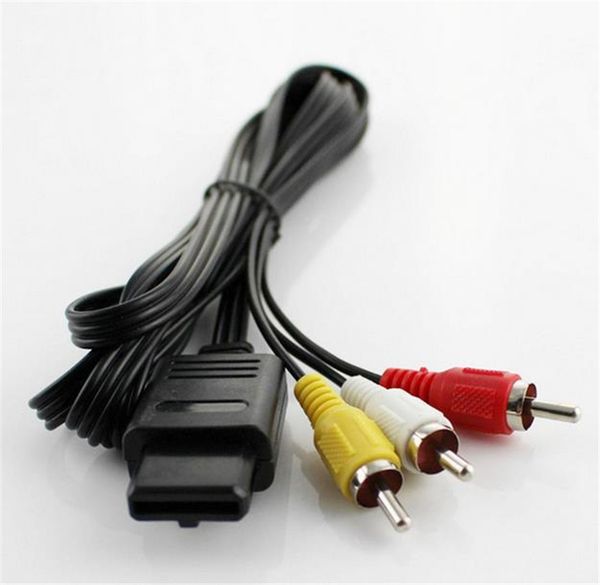 

audio video av composite cable for nintendo 64 n64