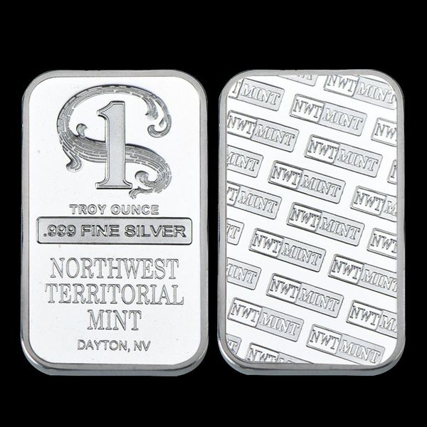 

rh качество посеребренные металлические бар северо-западный территориальный мянт художественная ремесла ролл бар серебряная монета для домаш