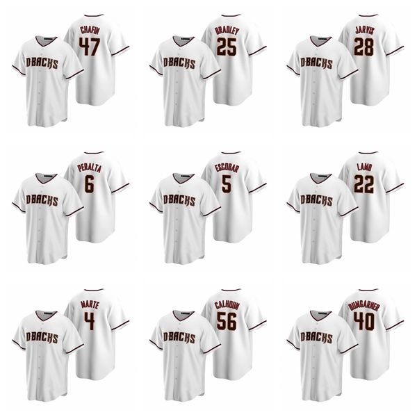 

аризона diamondbacks. мужская джейк лейн-кальхун белый перальта брэдли 2020 рэй ахмед марты домашний эскобар марти джонсон джерси, Black