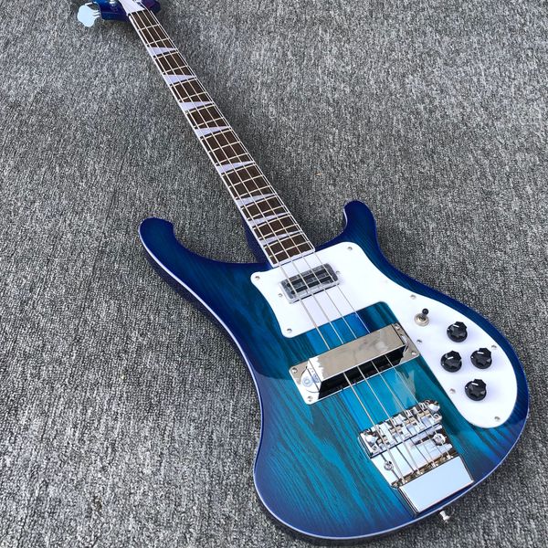 RICK 4003 4-saitige E-BASS-Gitarre Deluxe Mitternachtsblau