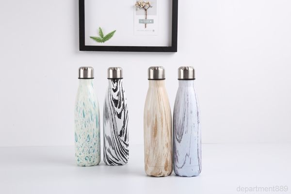 

17oz water leakproof cola shape stainless steel insulated bottle double wall vacuum flask sea ship owe2640