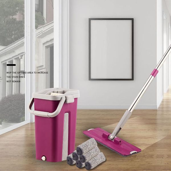 

home plane matic thicken mop super fiber cleaning wet and dry dual purpose mop with bucket wooden floor lazy fellow mop wmtgdx petsyard