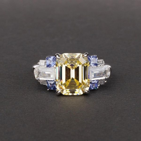 

luxury women + zircon wedding ring fashion silver color ring jewelry promise love engagement rings for female, Slivery;golden
