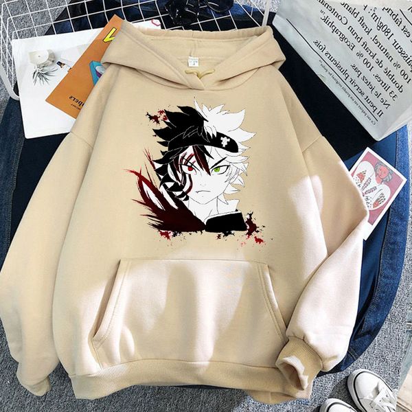 

anime black clover hoodies asta print cool hoodie harajuku streetwear clothes winter student casual sweat c0127