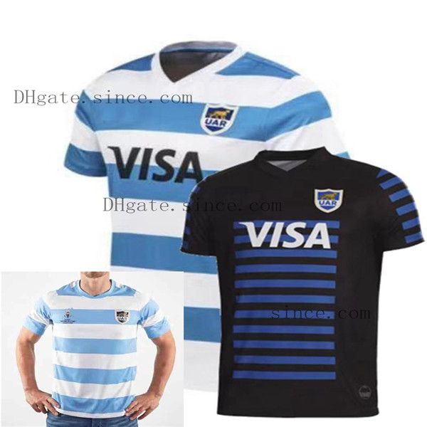 

new 2019 2020 2021 argentina rugby jerseys shirts home rugby league jersey shirts mens s-3xl, Black;gray