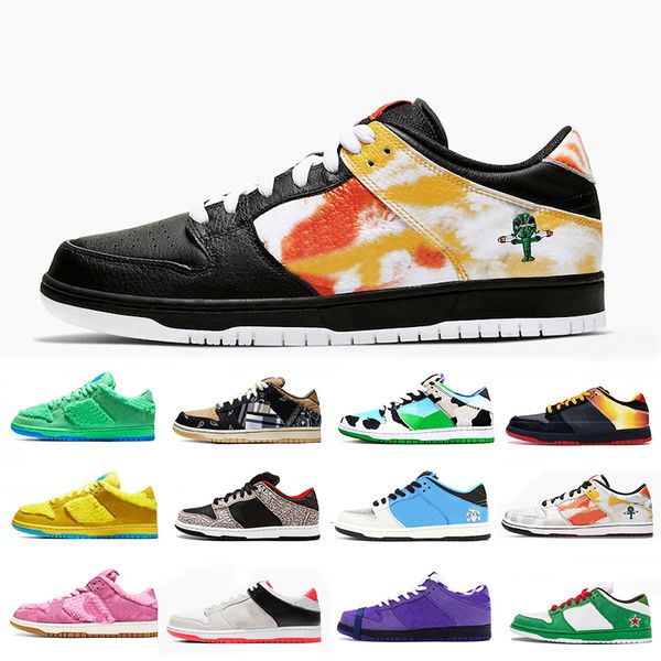 

new raygun tie-dye white chunky dunky low cut x dunk mens sports sneakers platform dunks raygun women men outdoor shoes skateboard