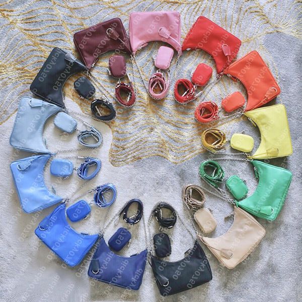 

5a luxurys shoulder bag for canvas chains purse for women chest pack lady tote handbags three piece set purse messenger bags fashion handbag