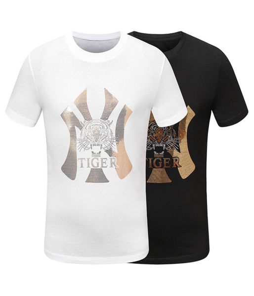 

2020 wholesale men's and women's t-shirt black and white red men's and women's fashion designer's t-shirt short sle, White;black