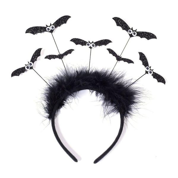 

hair accessories 5pcs halloween glitter bat hoop headband headdress for women girl cosplay