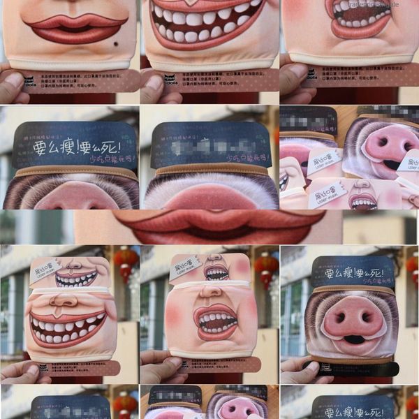 

summer creative printing face mask cotton funny sunproof outdoor anti dust cycling 1fo1