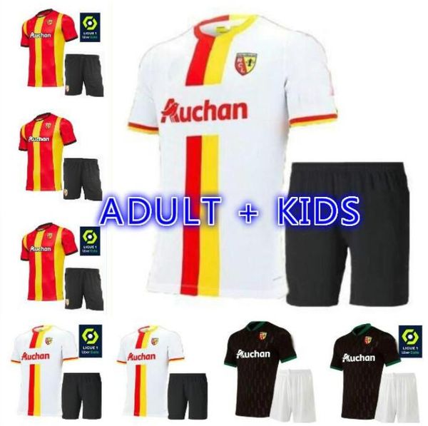 

kids 20 21 rc lens gradit fortes cahuzac perez soccer jerseys 2020 2021 maillot de foot camisa de futebol men's football shirts, Black;yellow