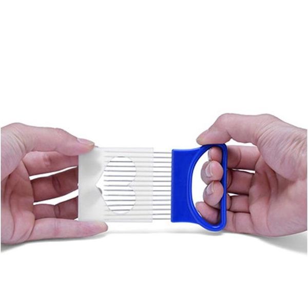 

wholesale kitchen gadgets hands onion slicer durable easy onion holder slicer vegetable tools tomato cutter stainless jllips allguy