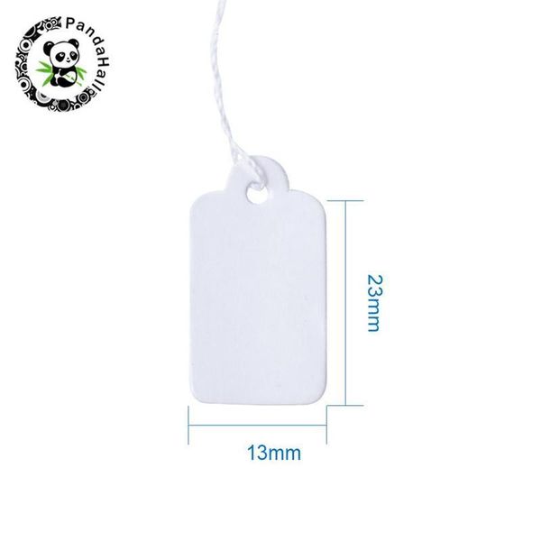 

jewelry price tags white display kraft paper rectangle 23x1m about 500pcs/lot jewel bbygjm