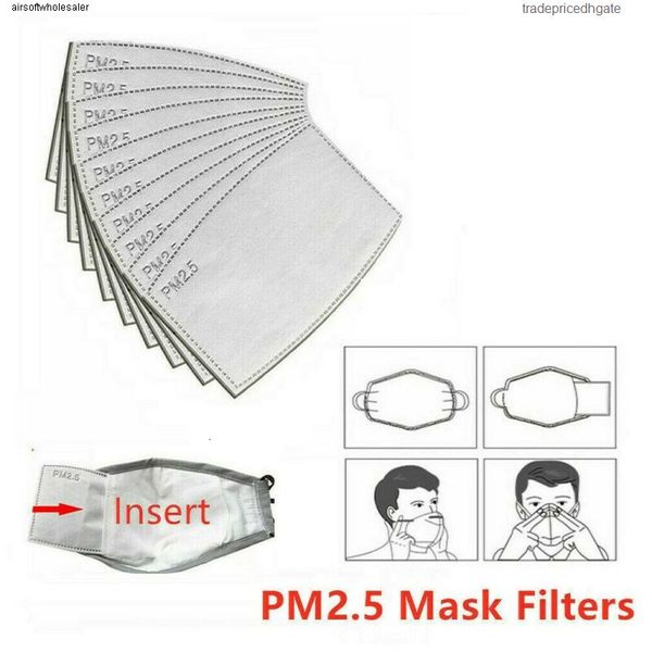 

haze mouth replaceable pm2.5 mask for filter-slice anti 5 layers non-woven activated carbon filter face masks gasket mma3435b0fu