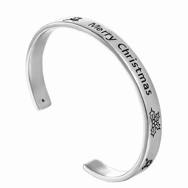 

charm bracelets 2pcs silver color tone inspiration bangle, Golden;silver