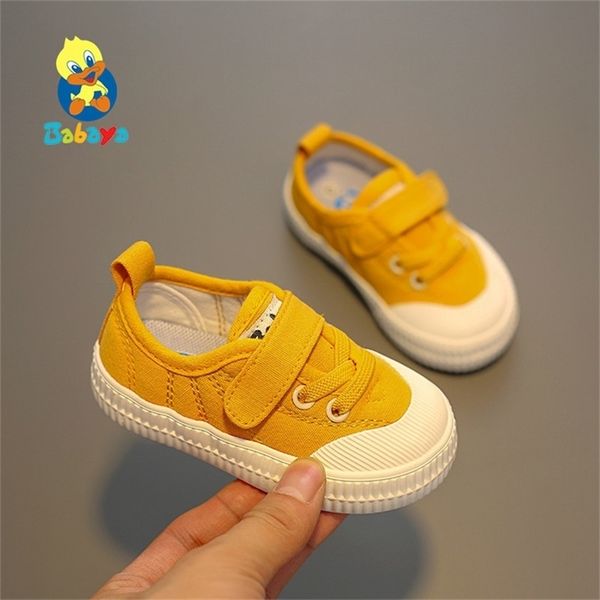 

boys 1-3 years old autumn new toddler children canvas soft bottom breathable fashion baby girl shoes y201028