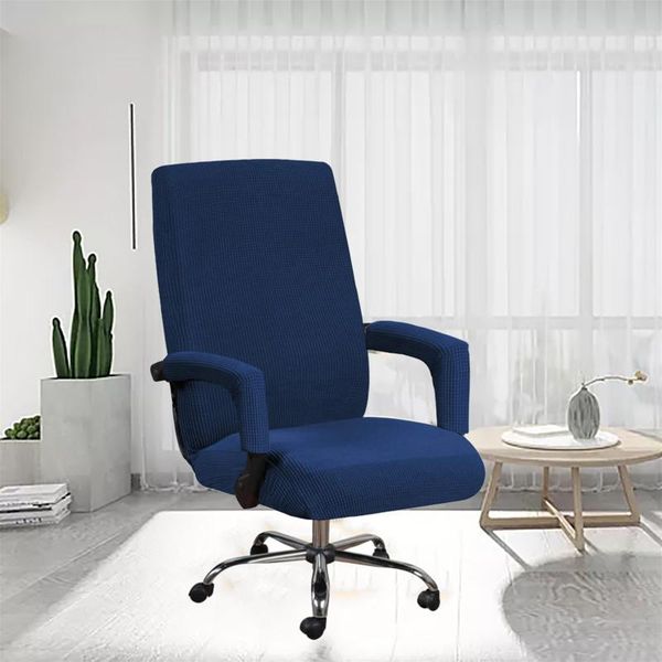 

ofmodern spandex computer chair cover polyester elastic fabric office chair cover with 2 armrest covers easy washable removeable