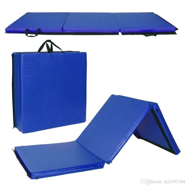 

thick folding panel gymnastics mat gym fitness exercise stretching yoga tumbling