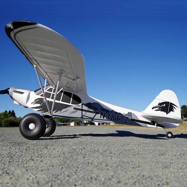 

fms rc airplane 1700mm 1.7m pa-18 j3 piper super cub trainer beginner with reflex gyro pnp model plane aircraft floats optional