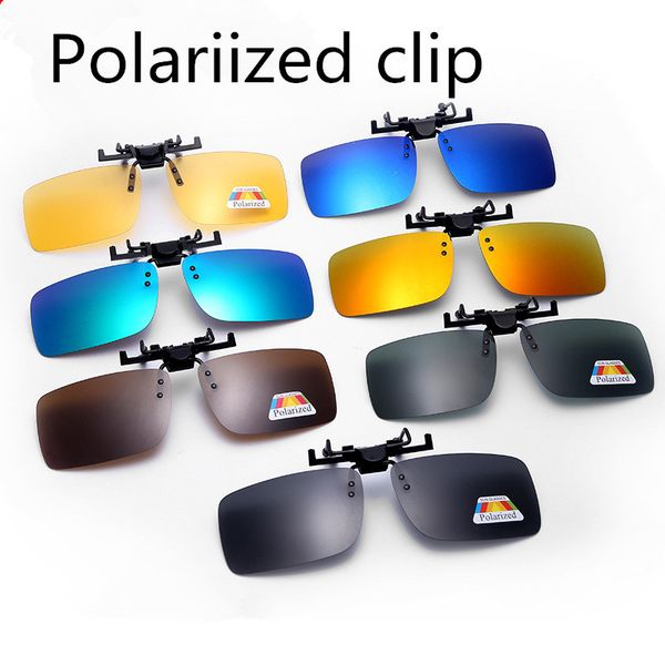 

middle driver goggles night women men clip on designer brand polarized sun glasses driving fishing sunglasses eyewear