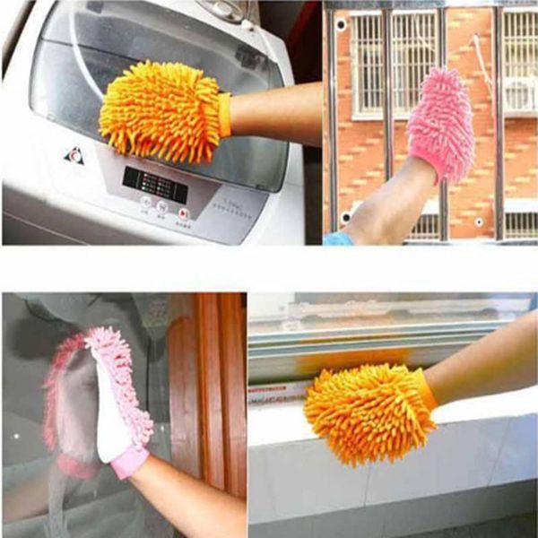 

car chenille wash gloves cleaning gloves single sided chenille washing ultrafine fiber towel cleaning accessories home h jllryq