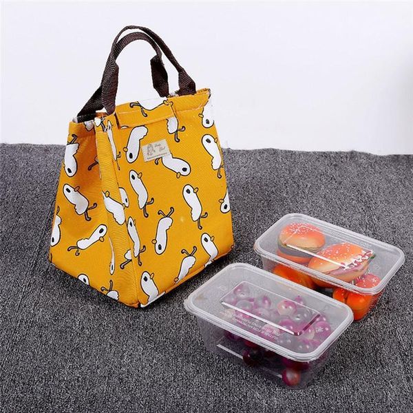 

storage bags durable portable insulated thermal cooler lunch box waterproof carry tote picnic case oxford bag fashionable @c1
