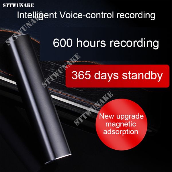

sttwunake original mini audio voice recorder 600 hours recording magnetic professional digital hd dictaphone denoise hiddenhello