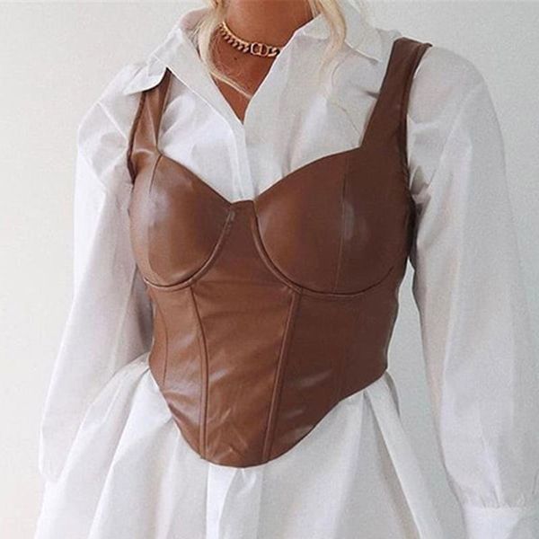 

gym clothing leather crop womens fashion all-match sling slim short umbilical vest t shirt blouse tube mujer camisetas @40, White;black