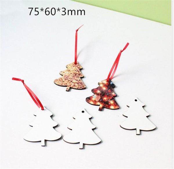 

factoryzdcechristmas snow ornaments round square sublimation shape decorations mdf transfer printing blank coaster multi-styles