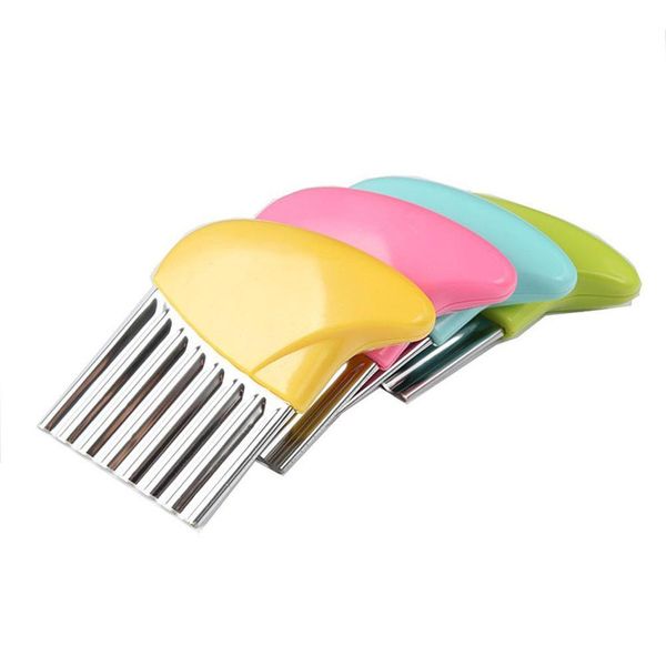

stainless steel vegetable wavy cutter slicer potato carrot slicer wrinkled french fries making knife kitchen acces jllcrm comb2010
