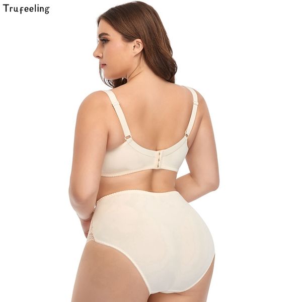 

trufeeling lingerie set fashion minimizer bra women underwear set lace bras thin breathable bra panty sets underwire bralette c1211, Black;white
