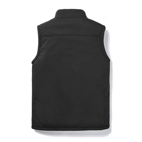 

new down cotton vest men's autumn winter korean fashion slim and handsome young man's waistcoat warm jacket, Black;white