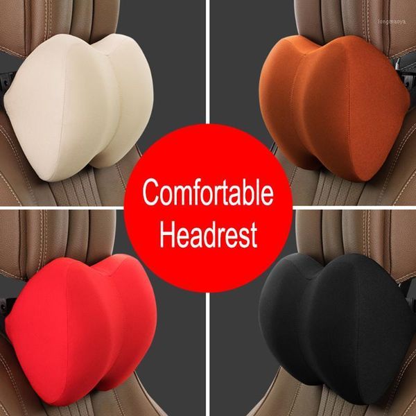

jinserta car headrest neck pillow seat cushions back support lumbar pillow for children car styling accessories1