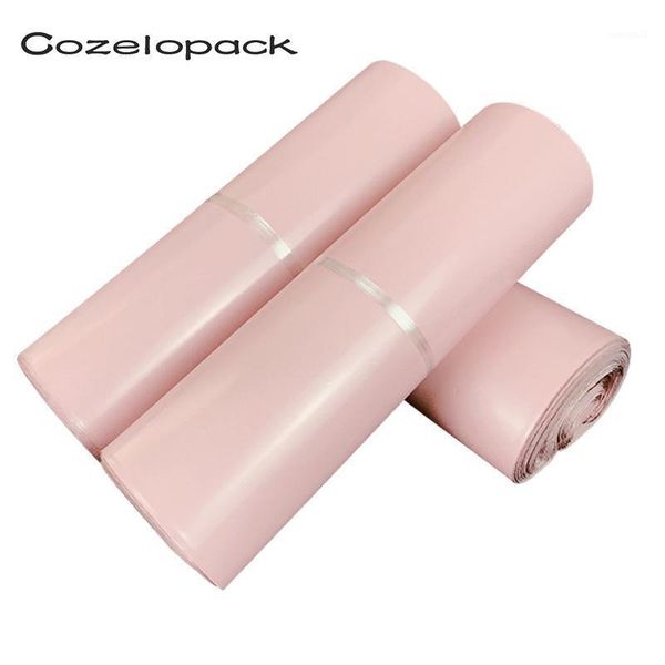 

packing bags 10pcs light pink poly mailer self adhesive mailing packaging envelopes postal bag courier storage bags1