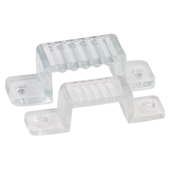 

led strip clips 12mm 18mm plastic buckle for 110v 220v 5050 2835 5054 etc led strip flexible accessories