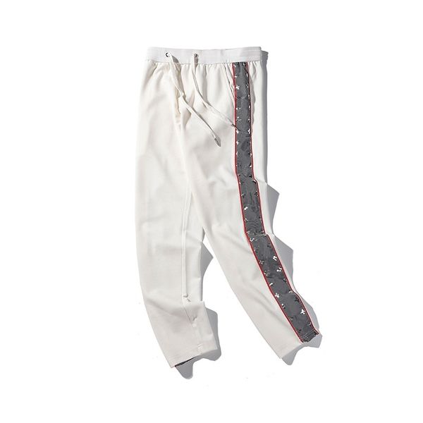 

fashion recommend style casual sport pant women trousers high waist slim bodycon long pants jogger 2 color t200617, Black;white