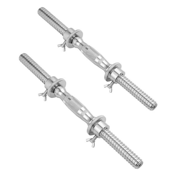 

dumbbells 2pcs textured cast iron non-slip barbell bars weightlifting accessories dumbbell handles for sports training