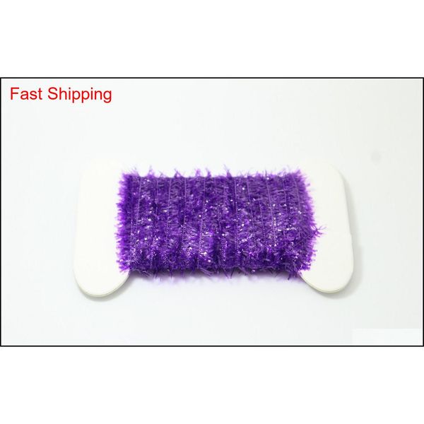 

tigofly 24 colors fly fishing tinsel chenille crystal flash line nymph streamers lure making qylndj mj_fashion