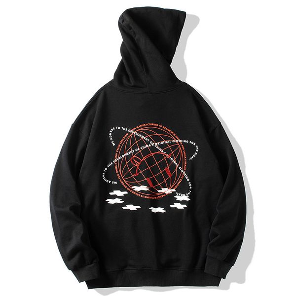 

men hoodie casual sweatshirt japanese streetwear harajuku embroidered smile hoodies pullover cotton autumn japan style c1212, Black