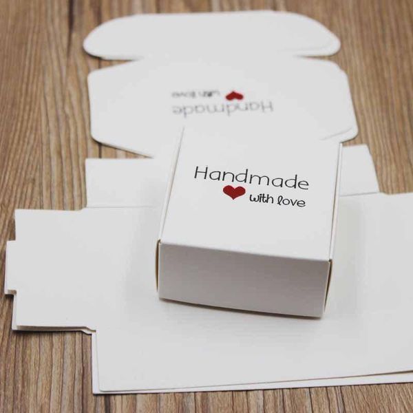 

10 pc kraft brown box gift packaging with pattern bridesmaid gift box sugar case 10 pc wmtpnb