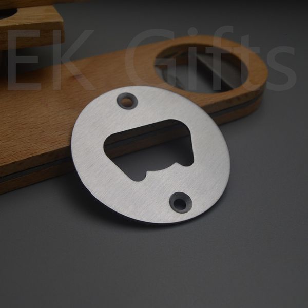 

with stainless part steel countersunk holes round or custom shaped metal strong polished bottle opener insert parts
