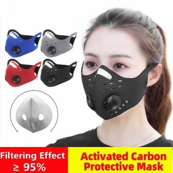 

cycling protective carbon with activated face dhl pm2.5 anti-pollution dust sport running training road bike reusable ma8jqp