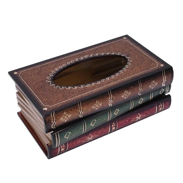 

tissue boxes & napkins retro style book shape box
