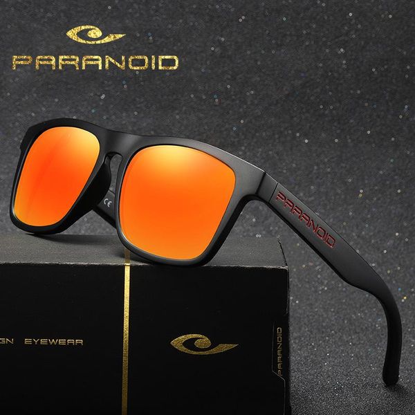 

male square polarized fashion sunglasses designer brand p8816 frame paranoid driving eyewear men woman travel bxdpx, White;black