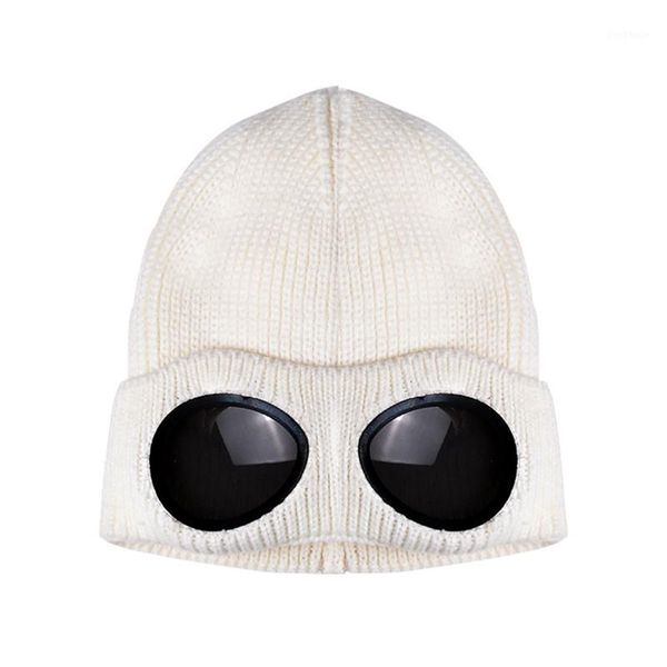 

beanie casual style cap wool knitted leisure fluffy thermal warm hat sports cap heat keeper ear snow cold protector1, Black